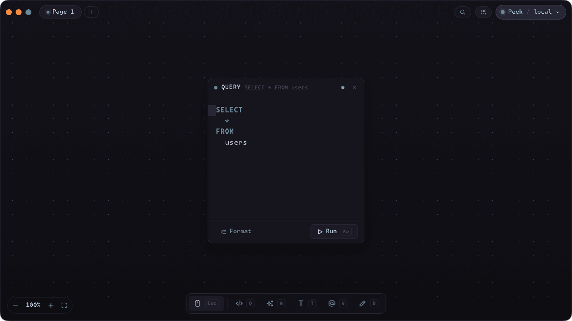 Query node